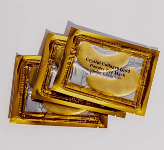 24k gold collagen eye gels - 3 pack
